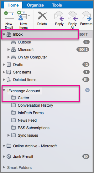 Exchange Servers: Clutter