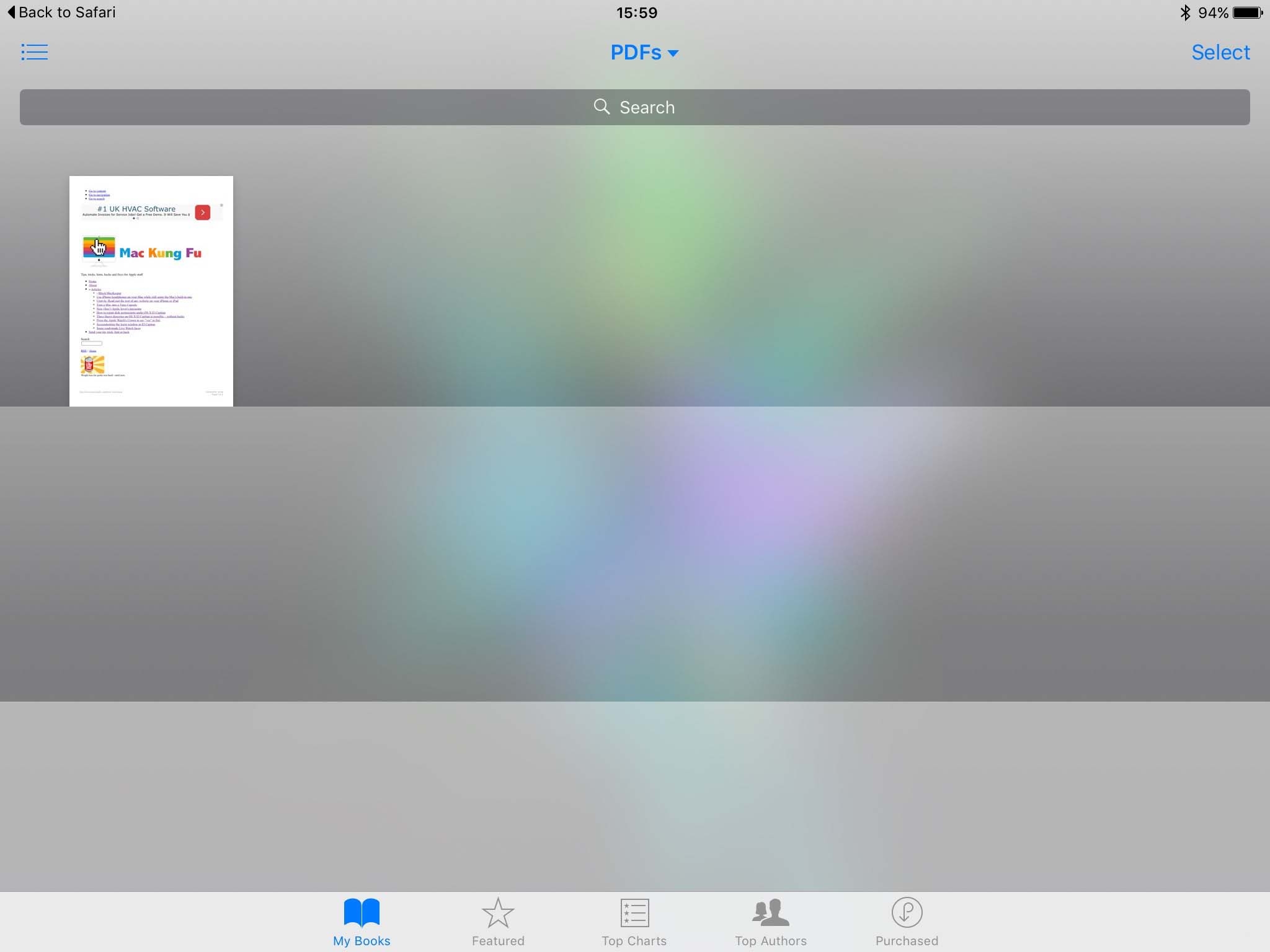 Turn web pages into eBooks