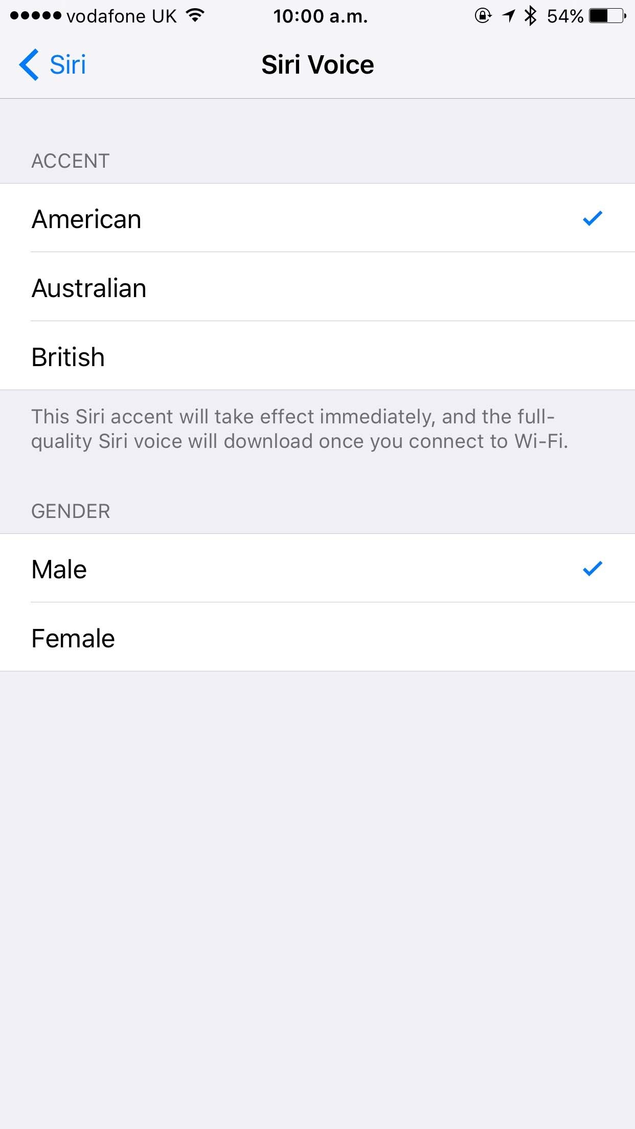 Turn Siri into an Aussie or American