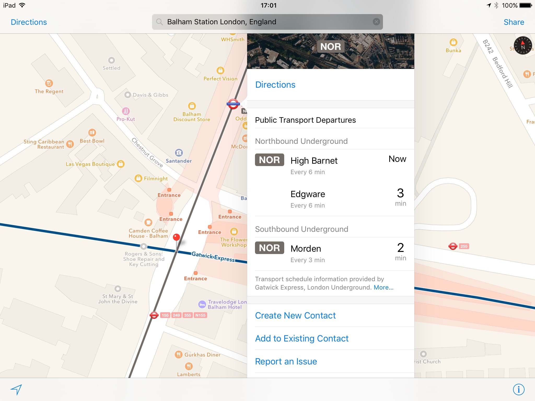View details about stations