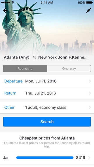 The best travel and commuter apps for iPhone: Skyscanner