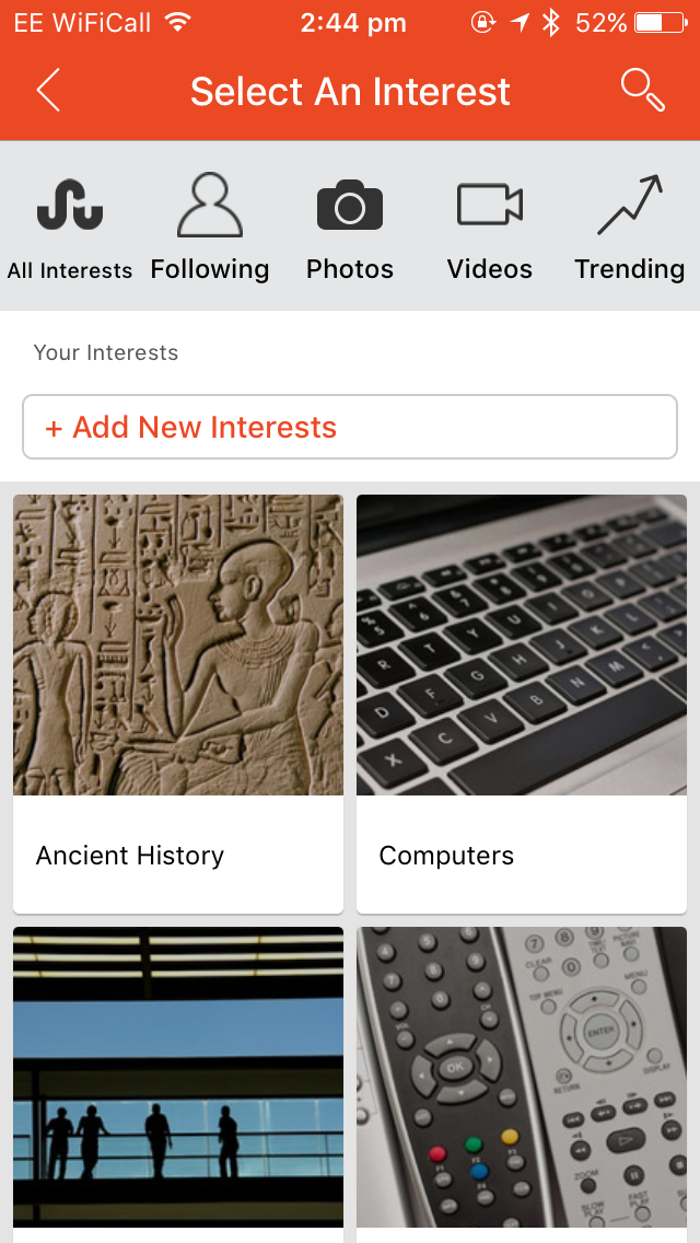 Best alternative to News on iPhone & iPad: StumbleUpon