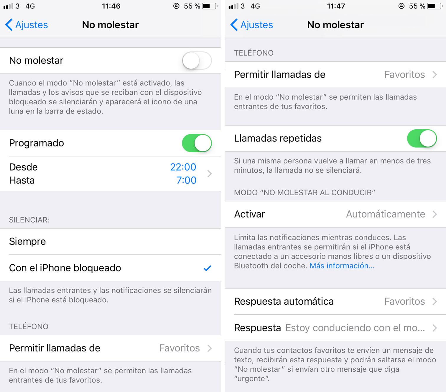 6. Evita distracciones con el modo ‘No molestar’