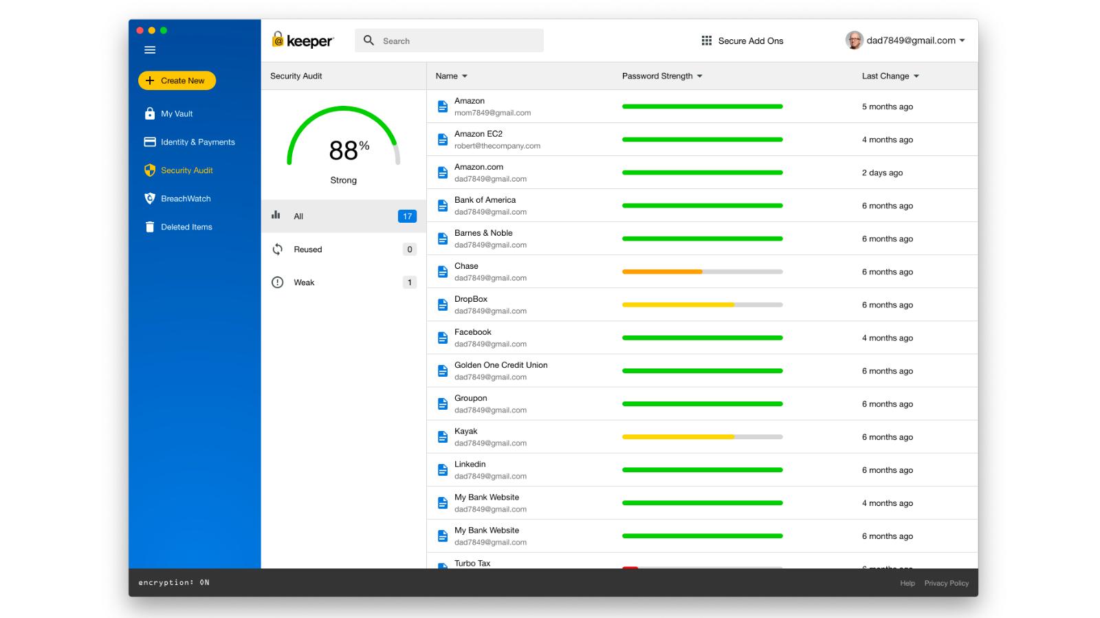 password storage software mac