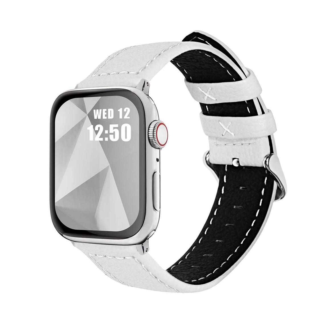 Correa de cuero Fullmosa para Apple Watch
