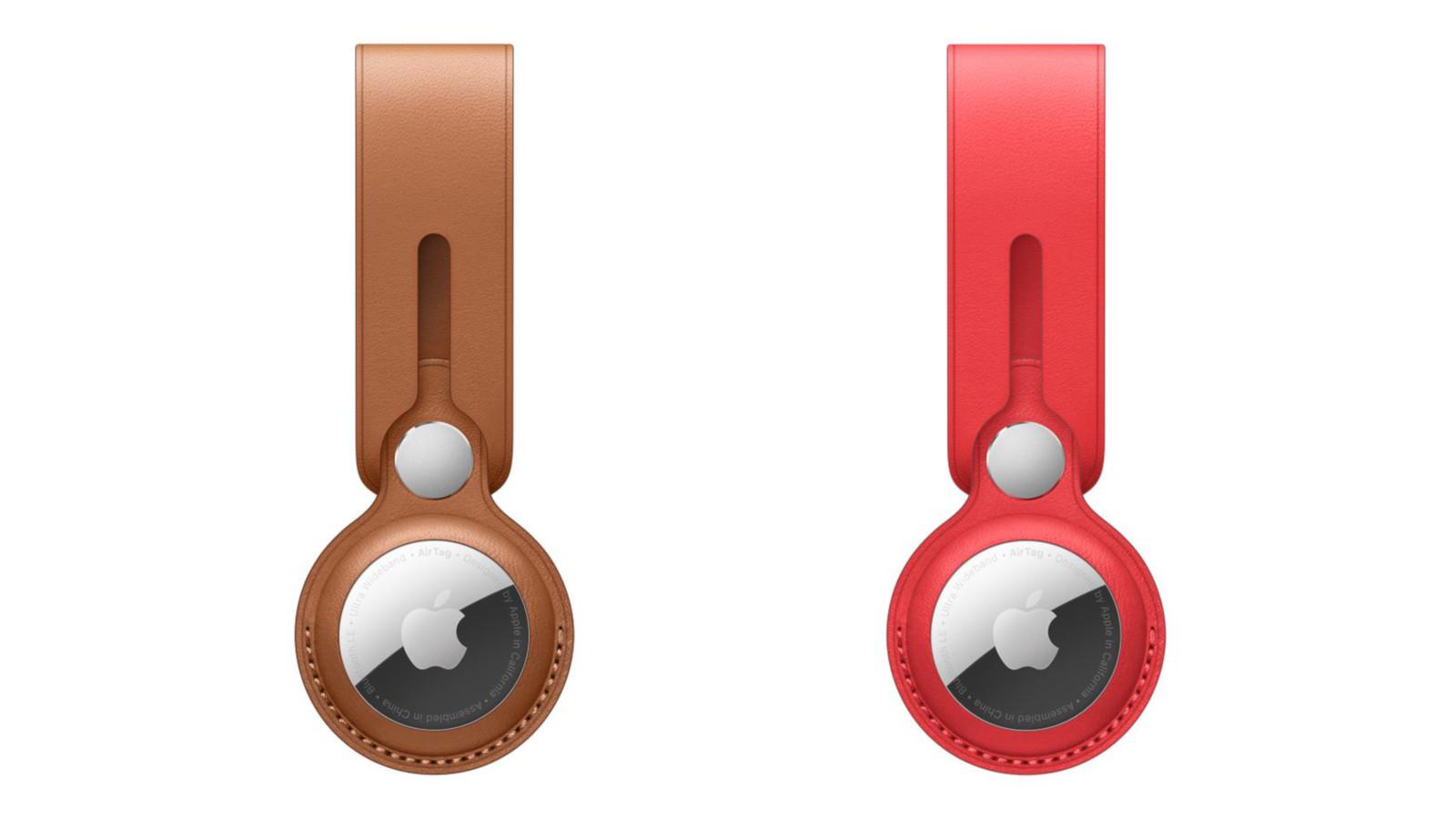 Apple AirTag Leather Loop - Best leather bag tag from Apple